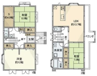 富士見戸建の物件間取画像